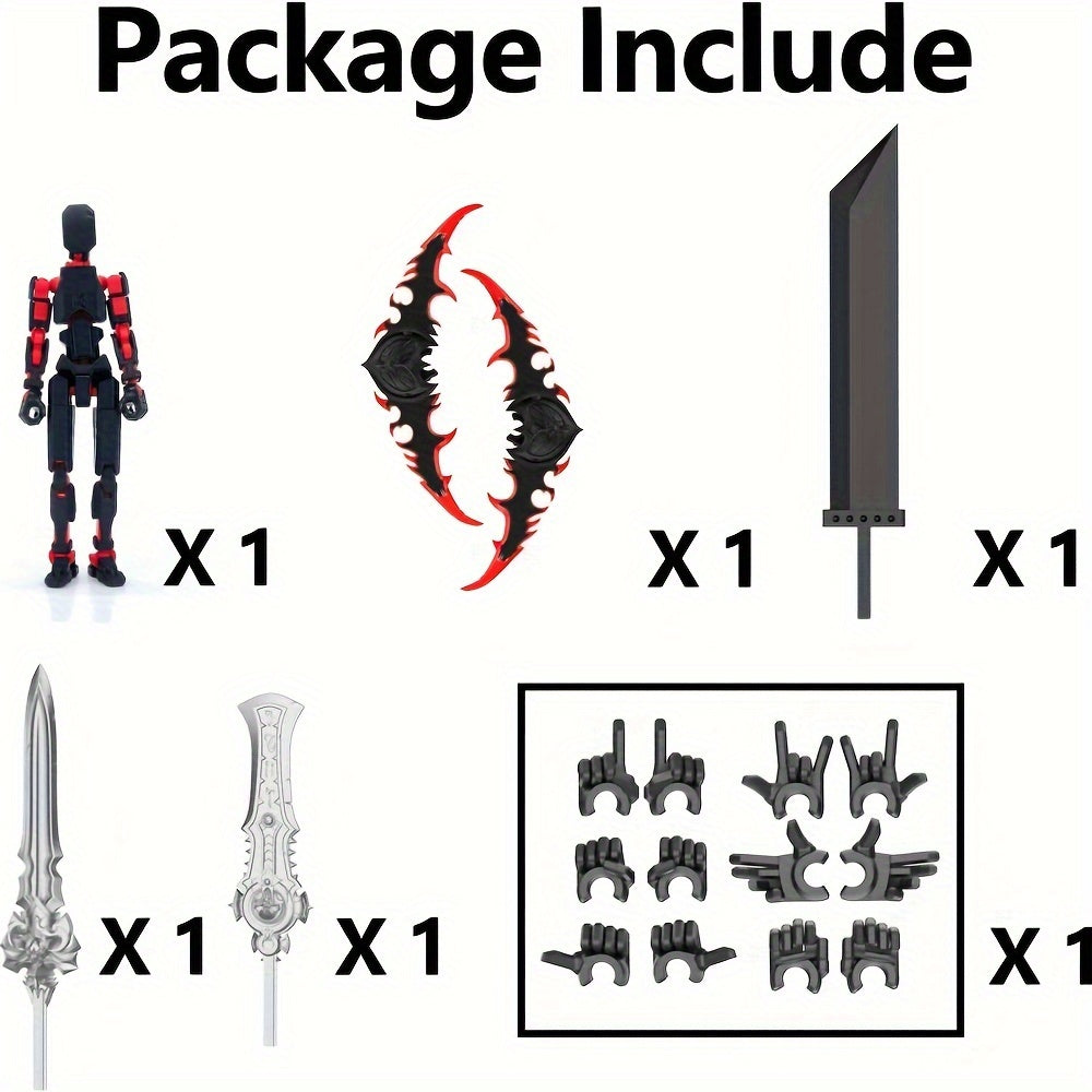 A Movable 3D Printed Action Figure Toy.